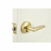 Sapphire Contra Collection Modern Satin Brass Privacy Bed/Bath Door Handle with Lock LS-CON40-US4